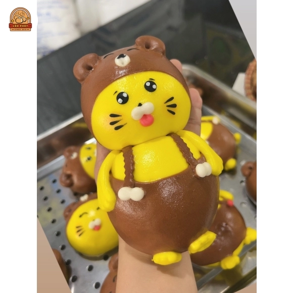 BÁNH BAO TẠO HÌNH  CÓ NHÂN MẪU 02