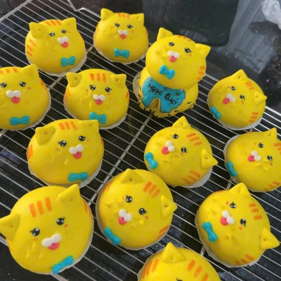 BÁNH BAO TẠO HÌNH KHÔNG NHÂN MẪU 15