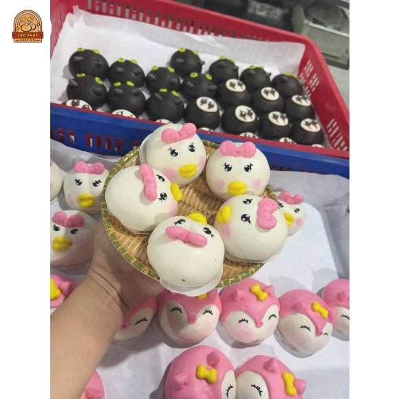 BÁNH BAO TẠO HÌNH KHÔNG NHÂN MẪU 08
