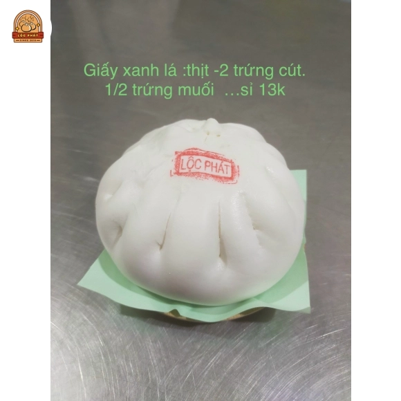 BÁNH BAO GIẤY XANH LÁ